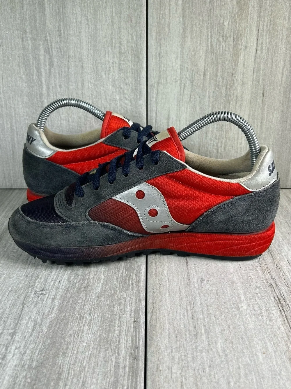 Saucony Originals Jazz Navy Red Athletic Shoe Running Sneaker Women’s Size 7
